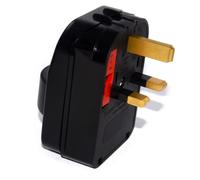 Schuko Euro Plug Socket to 13A 3 Pin UK Plug Adapter [Earthed]
