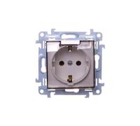 Schuko single socket with seal Simon 10 CGSZ1B.01/11A