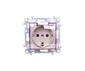 Schuko single socket with seal with Simon 10 CGSZ1BZ.01/11A