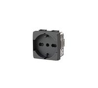 Schuko Socket Type P40 Compatible with Bticino LivingLight Anthracite