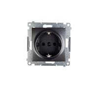 Schuko z/u 16A IP20 single socket with Simon 54 DGSz1Z.01/48