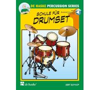 Schule für Drumset 1 Book and Audio Online Drum Kit De Haske Publications