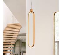 Schuller Valencia Colette LED pendant light, rose gold, 1-bulb