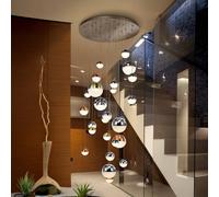 Schuller Valencia Sphere LED pendant light, 27 lights, multicoloured, Ø 83 cm, dimmable