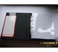 Schulz Banknote Album/Notes/Money/Collection/White Dividers & 10 Pages [BURGUNDY]