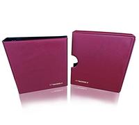 Schulz Coin Album 221E Hellas Book Forder Holder Binder Collection/Mix Pages £1, £2, 20p,10p, 50p Olympic RED