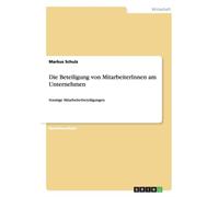 Schulz - Die Beteiligung von MitarbeiterInnen am Unternehmen Sonstige - P555z