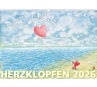 Schulz, Peter-T. - DUMONT - Herzklopfen 2026 - Wall Calendar 70 x 50 cm with 12 Paintings by Peter T. Schulz ("Der Olle Hansen") and Back-Sensible Quotes