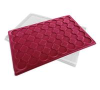 Schulz" TRAY FOR 40 COINS (HALF CROWN) 32mm-CLEAR COVER PO40