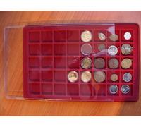 Schulz TRAY FOR 40 COINS/MEDALS 33mm WITH CLEAR COVER P40
