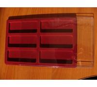 Schulz TRAY FOR 6 MEDALS WITH RIBONS, CLEAR COVER