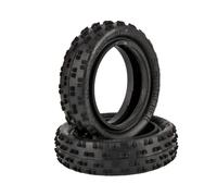 Schumacher 1:10 Cut Stagger Silver Offroad Tire2 WD Front Tire Low Profile