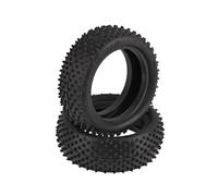 Schumacher 1:10 Mezzo Yellow Offroad Tyres (2) 4WD Front Tyres, black, One Size