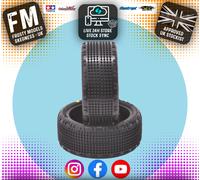 SCHUMACHER - Shard - 1/10 4WD Buggy Tires / Tyres - Front - Yellow - U6907