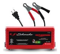 Schumacher SP1296 Fully Automatic Battery Charger and Maintainer - 2 Amp, 6V/12V - For Car, Boat, and Power Sport Batteries