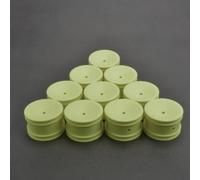 Schumacher Wheel Hex Rear - Neon Yellow V2 - Off Road - 5 pr U7461