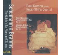 SCHUMANN, BRAHMS: PIANO QUINTETS / KOMEN, RUBIO QUARTET NEW CD