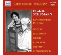 Schumann,Elisabeth Early Recordings 1915 - 1923 (CD) Album (US IMPORT)