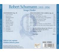 SCHUMANN: LIEDERKREIS, OP. 39; FRAUENLIEBE UND-LEBEN NEW CD