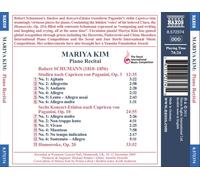 SCHUMANN: PAGANINI CAPRICES, OPP. 3 & 10; HUMORESQUE, OP. 20 NEW CD