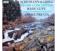SCHUMANN Piano Concerto in A minor, op.54 - GRIEG Piano Concerto in A minor, op.16--VINYL-DEC SXL 6624-DECCA - Inghilterra-SCHUMANN Robert (Germania); GRIEG Edward (Norvegia)-LUPU Radu (pianoforte); London Symphony Orchestra; PREVIN André (dir - pianoforte)