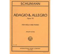Schumann, Robert - Adagio and Allegro, Op. 70. For Viola and Piano. by International Music