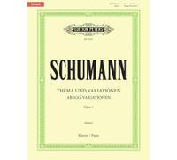 Schumann: Thema und Variationen: Abegg Variationen Op. 1 (Piano Solo) (EP9501): Urtext (Edition Peters)