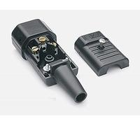 Schurter IEC C14 Male Cable Mount Rewireable Kettle Extension Socket. 4732.0000
