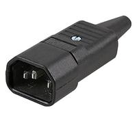 Schurter Rewireable Mains IEC Plug E Connector, Straight
