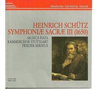 Schutz / Bernius / S - Symphoniae Sacrea III [New CD]