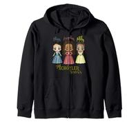Schuyler Sisters - Kawaii Art by Mary Layton Zip Hoodie