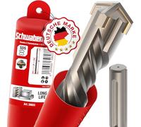 SCHWABENBACH ® SDS Max Drill Bit 25 mm x 1200 - SDS Drill Bit 25 mm - Precise & Fast Drilling in Concrete - Premium Quality with Carbide Tip - Masonry Drill Long