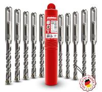 SCHWABENBACH ® SDS Plus Concrete Drill Bit Set 6 mm x 110 (5 Pieces) & 8 mm x 110 (5 Pieces) - Super SDS Drill Set - Masonry Drill Compatible with Bosch Hilti Makita Metabo Hammer Drill - 6 mm & 8 mm