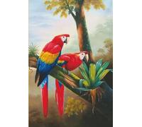 Schwagebo 1500 Pieces - Colorful Puzzles - Pictures - Gifts - Animal Parrotss Painting - Wall Art Decoration - Elderly Memory Cognition Games - Jk189Zp