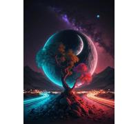 Schwagebo 1500 Pieces - Poster - Difficult Jigsaw - Gifts - Colorful - Abstract Sky Art Pictures - Family Fun Challenge Toys - Jk122Zp