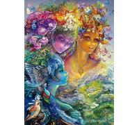 Schwagebo 1500 Pieces - Poster - Difficult Jigsaw - Gifts - Colorful - Abstract Woman Art Painting - Wall Decoration - Family Fun Challenge Toys - Jk69Zp