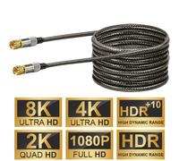 Schwaiger 10M Sat Cable 110DB 8K 4K HD TV Antenna Cable F Connector Coaxial Coax