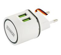 SCHWAIGER -LAD230 532 USB charging adapter (230 V) the ideal travel companion.