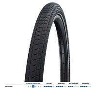 Schwalbe Big Ben Reflex 11100567 Bicycle Tyres 28 x 2.00 Black 21 x 2.15 B/B-SK+