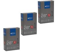 Schwalbe 700 x 18-28c Road Bike Inner Tubes - Presta 40mm Long Valve (Set of 3)