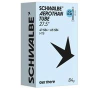 Schwalbe Aerothan Scv14-ae 27.5´´ Click Dunlop Inner Tube 27.5´´ Translucent Amber / Light Grey