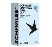 Schwalbe Aerothan Scv15-ae 28´´ Click Dunlop Inner Tube 28´´ Translucent Amber / Light Grey