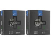 Schwalbe Air Plus Hose Black standard size (Pack of 2)