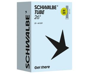 Schwalbe Av12s Schrader 40 Mm Inner Tube 26´´ Black