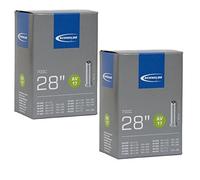 Schwalbe AV17 Inner Tubes 700 x 28-45c / 28" 27", Schrader Valve (Pack of 2)