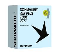 Schwalbe Av21ap Schrader Air Plus Inner Tube 27.5´´ Black