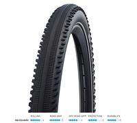 Schwalbe Hurricane Addix Raceguard Rigid 26´´ Tubeless Mtb Tyre 26 x 2.10 Black