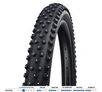 Schwalbe Ice Spiker Pro Raceguard 29´´ X 2.60 Rigid Mtb Tyre Black 29´´ x 2.60 29´´ x 2.60 Black