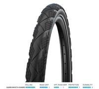 Schwalbe Marathon Efficiency Addix 23 28´´-28´´ X 2 Urban Tyre Grey 28´´ x 2.00 28´´ x 2.00 Black