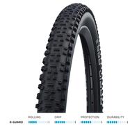 Schwalbe Bicycle Cycle Bike Rapid Rob K-Guard Tyre Black - 27.5 Inch X 2.1 Inch